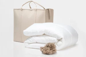 Eiderdons Couette de luxe avec duvet et sac