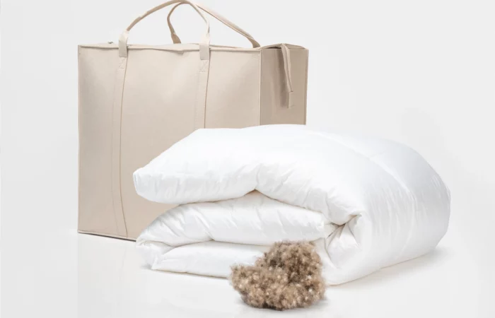 Eiderdons Couette de luxe avec duvet et sac